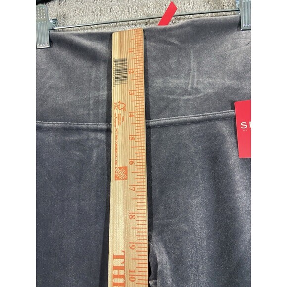 Spanx The Perfect Gray Velvet Ankle Pant Slimming Shaping Mid Rise Medium - Picture 9 of 11